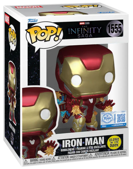 FUNKO POP Marvel The Infinty Saga Iron Man with Beams GLOW 1555